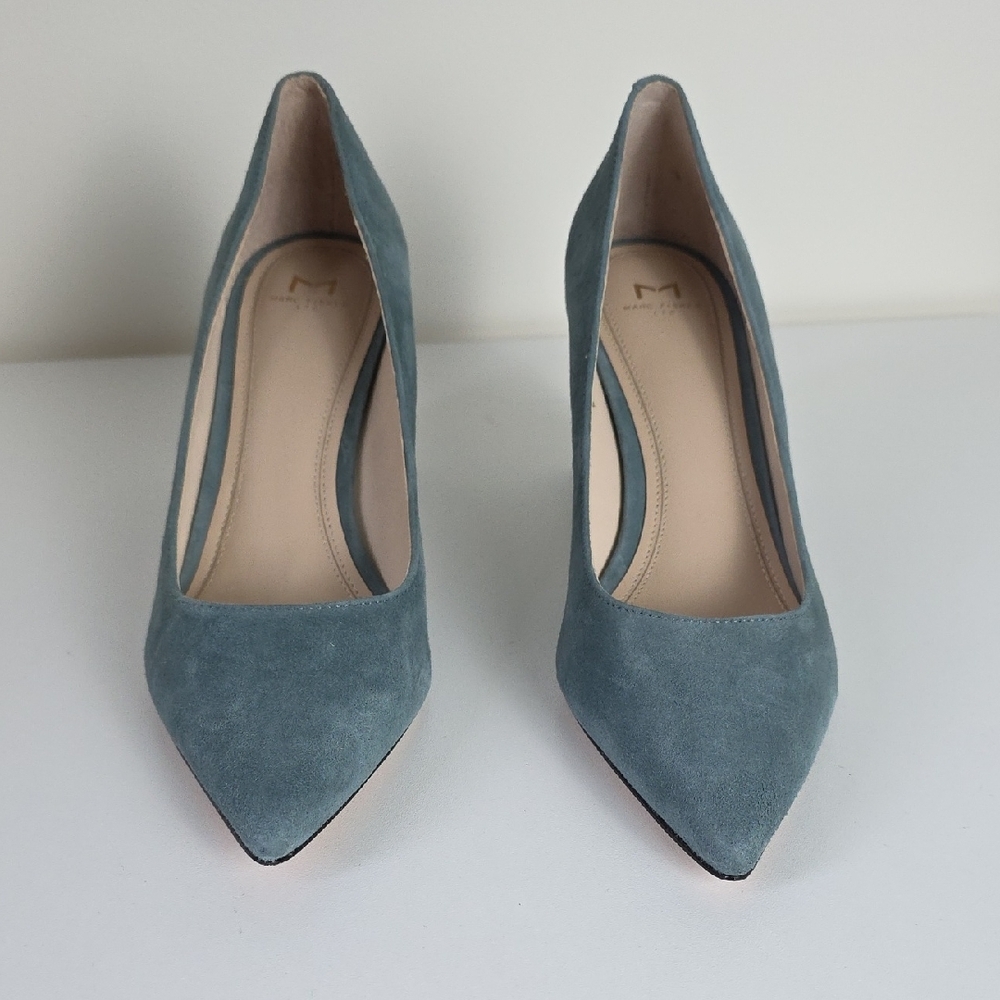 Marc Fisher Teal Suede Women's Heels.  Size 7 1/2